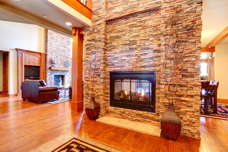 Stone Fireplace